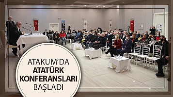 Atakum'da Atatürk konferansları başladı