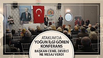 Atakum'da Atatürk konferanslarına yoğun ilgi