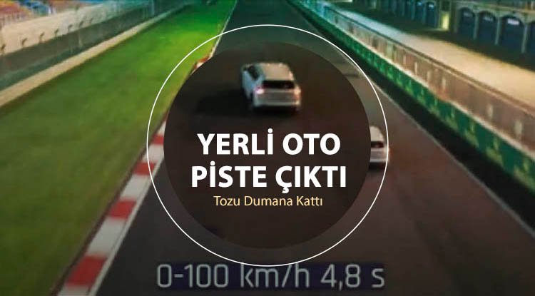 TOGG, İstanbul Park'ta test sürüşüne çıktı